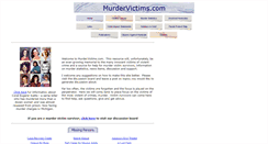 Desktop Screenshot of murdervictims.com